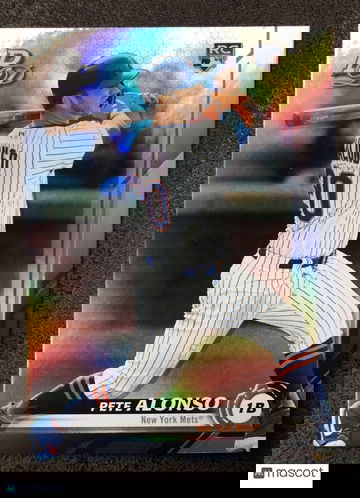 Pete Alonso 2019 Bowman Platinum #20 New York Mets Rookie Card RC ⚾ FREE S&H