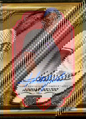 2024 Topps Gilded Collection Gallery of Gold Adrian Beltre #GOG-AB Auto /5