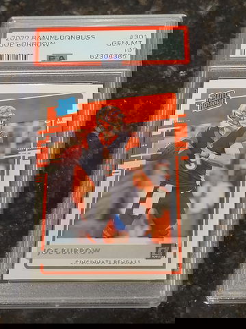 2020 Panini Donruss Rated Rookie RC Joe Burrow #301 PSA 10 Gem MT