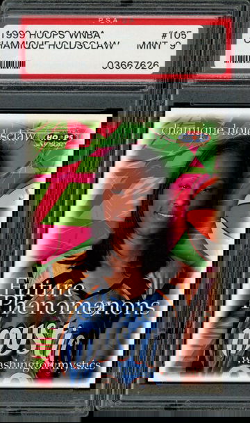 1999 Hoops #105 Chamique Holdsclaw RC WNBA PSA 9  Future HOF