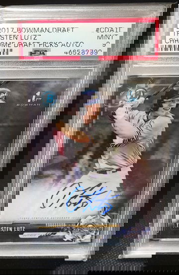 2017 Bowman Draft Tristen Lutz Auto PSA 9
