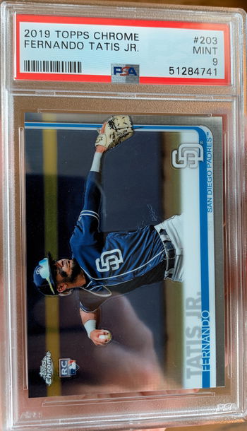 2019 Topps Chrome Fernando Tatis Jr Rookie PSA 9