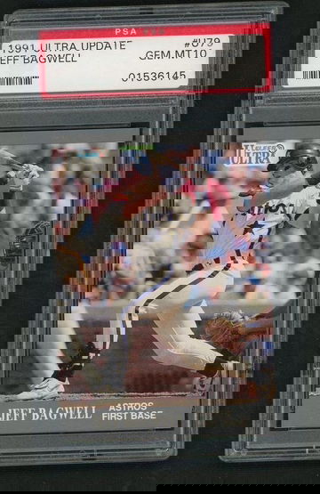 1991 Fleer Ultra Update Jeff Bagwell #U-79 RC PSA 10