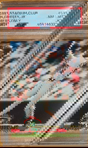 1993 Stadium Club Ken Griffey Jr. #591 PSA 8