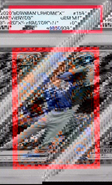 2020 Bowman Chrome X Mark Vientos Red X-Fractor 1/1 PSA 10