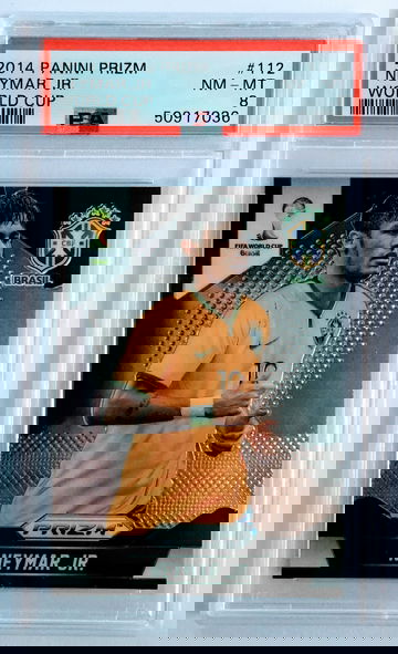 2014 Panini Prizm World Cup #112 Neymar Jr PSA 8 Near Mint - Mint