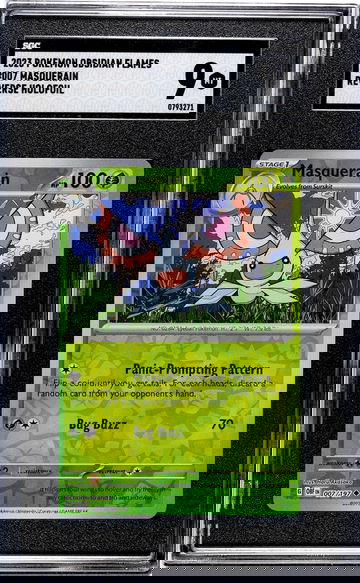 2023 Pokemon Obsidian Flames #007 Masquerain Reverse Holofoil SGC 9