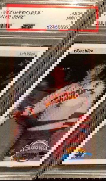 1990 UPPER DECK YOUNG GUNS #526 PAVEL BURE ROOKIE CARD PSA 9 MINT *SHIPS FROM CANADA*