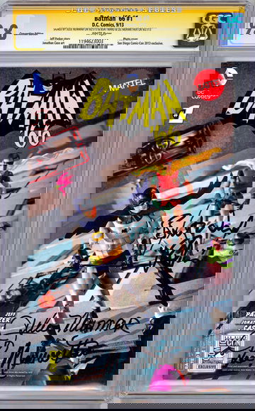 BATMAN ‘66 #1 CGC-SS 9.8 SIGNED BY BURT WARD JULIE NEWMAR LEE MERIWETHER 2013