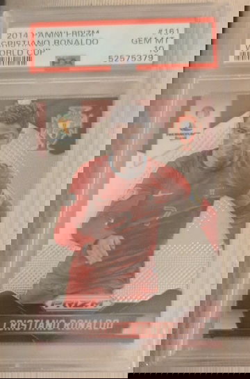 2014 Cristiano Ronaldo Prizm World Cup PSA 10
