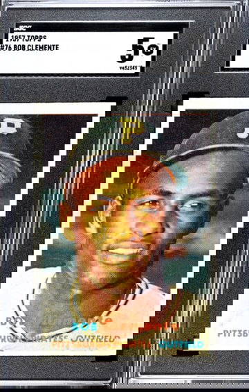 1957 Topps #76 Roberto Clemente SGC 5 EX