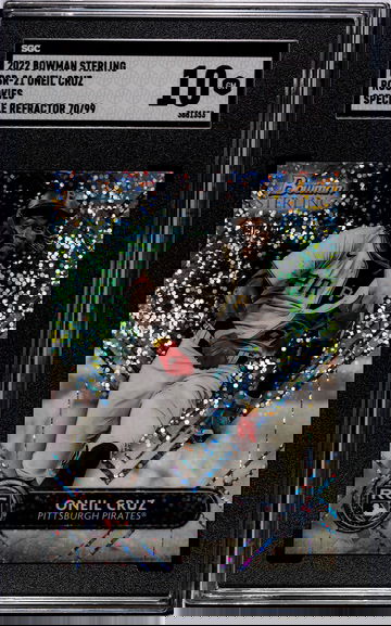 2022 Bowman Sterling Oneil Cruz Speckle Refractor SGC 10