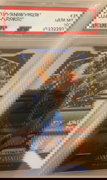 2019-20 Prizm Luka Doncic PSA 10 #75 2nd Second Year Rookie RC ROY