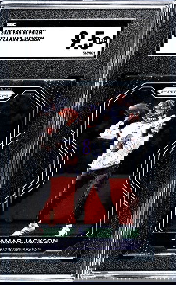 2020 Panini Prizm #37 Lamar Jackson SGC 9.5