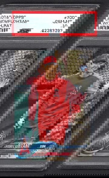 2018 Topps Shohei Ohtani - With Bat PSA 10