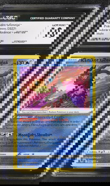 2022 Pokémon Sword & Shield Astral Radiance Radiant Greninja #046/189 CGC 10