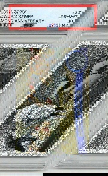 2011 TOPPS DIAMOND ANNIVERSARY #20 HONUS WAGNER CARD PIRATES PSA 10 LOW POP RARE