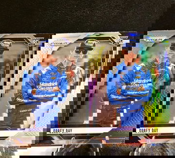 2025 Panini Prizm Racing  Corey Day #5 Silver Prizm & Base RC  Nascar Rookie