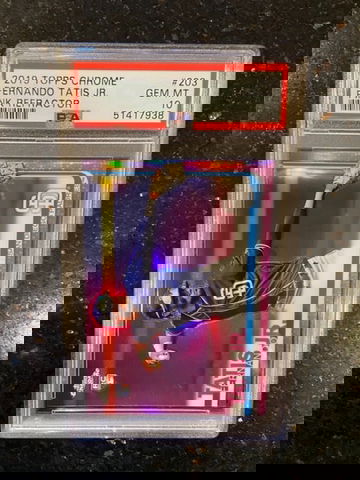 2019 Topps Chrome Fernando Tatis Jr 203 Pink Refractor PSA 10 Rookie RC