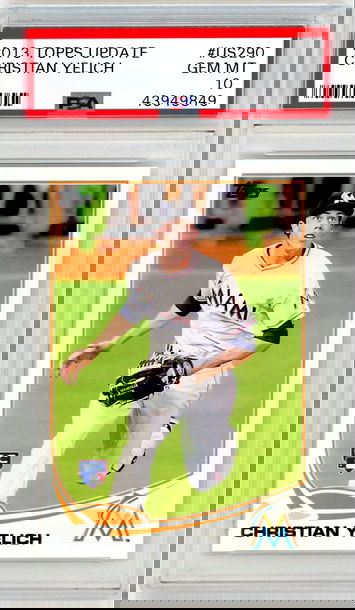 2013 Topps Update Christian Yelich PSA 10