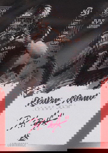 2021 Luminance Kellen Mond #YS-KM RC Year One Signatures RPS Red Auto