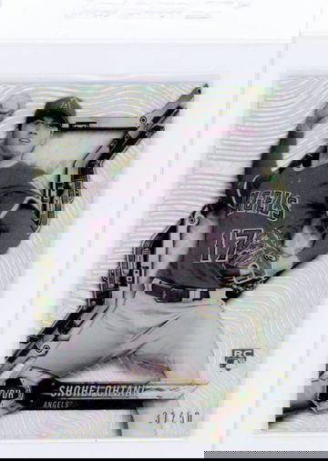 2018 Topps High Tek HT-SO Shohei Ohtani Black and White Image Variation