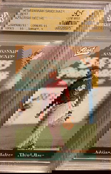 1996 Best Savannah Sandgnats Adrian Beltre BGS 9.5 Gem Mint 