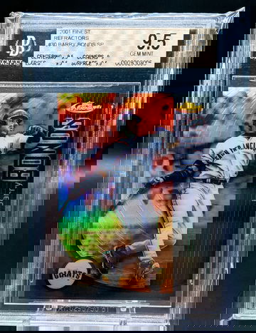 2001 Topps Finest Refractors SP Barry Bonds #/399 BGS 9.5 Gem Mint SF Giants