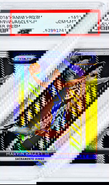 2018 Marvin Bagley III Panini Prizm  Silver Prizm  #181 PSA 10