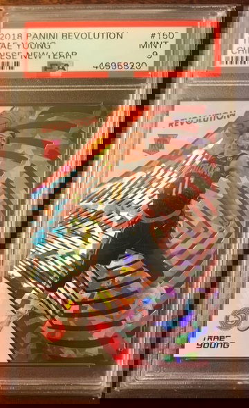 2018 Panini Revolution Trae Young Chinese New Year Rookie PSA 9 Mint