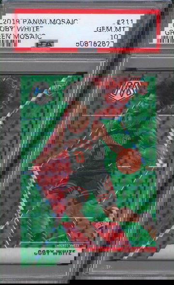 2019 Mosaic Green Coby White RC PSA 10