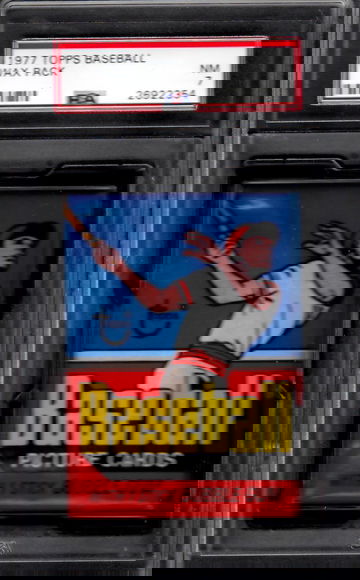 1977 Topps Baseball Pack PSA 7