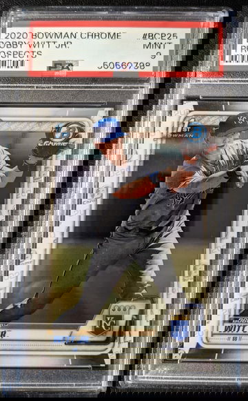 2020 Bowman Chrome Bobby Witt Jr. PSA 9 #BCP25