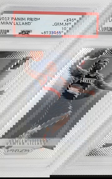 DAMIAN LILLARD 2012 Panini Prizm RC #245 Blazers - PSA 10 GEM MINT