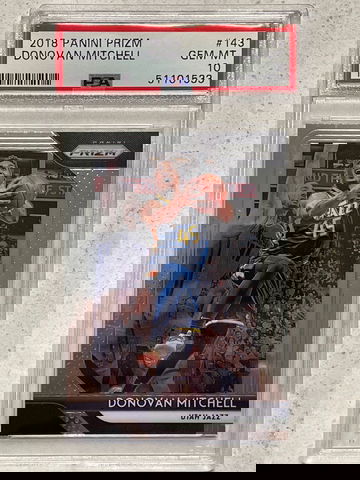 2018 Panini Prizm Donovan Mitchell PSA 10 Gem Mint 