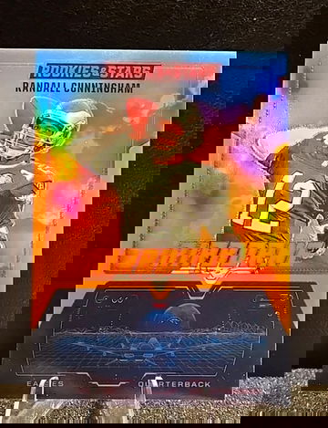 2025 Rookies & Stars  Randall Cunningham  ORANGE  Airborne  1/25 1st PRINT  Eagles