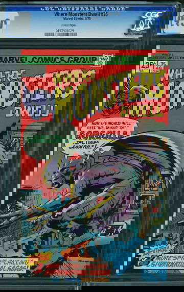 WHERE MONSTERS DWELL #35, CGC 9.0 VFNM