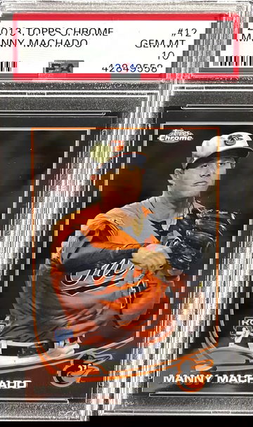 2013 Topps Chrome Manny Machado #12 PSA 10