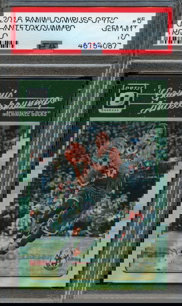 2016 Optic Holo #5 Giannis Antetokounmpo PSA 10 Gem Mint