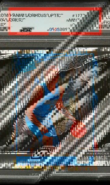 2018 Panini Donruss Optic #177 Luka Doncic Shock PSA 9 RC