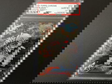 2018 Topps Chrome Ozzie Albies PSA 10