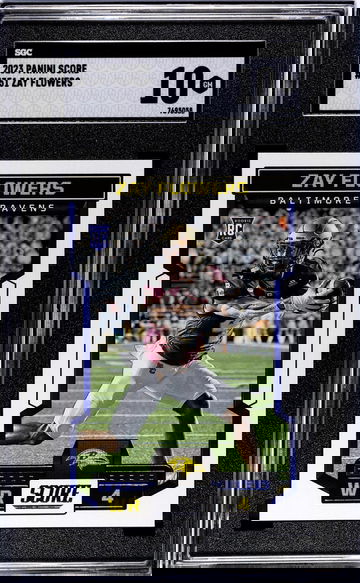 2023 Panini Score Zay Flowers #351 RC SGC 10