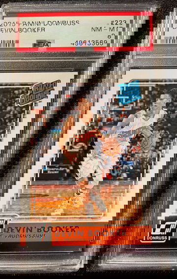 2015 Panini Donruss Devin Booker ROOKIE CARD #223 PSA 8