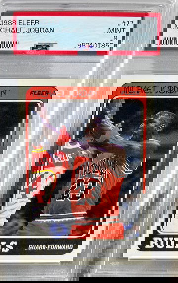 1988 Fleer Michael Jordan #17 PSA 9