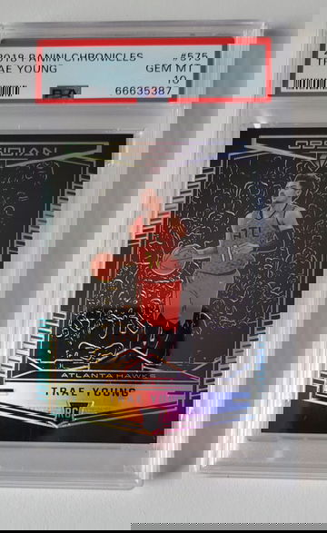 2018-19 Panini Chronicles Obsidian Trae Young #575~PSA 10⚡️