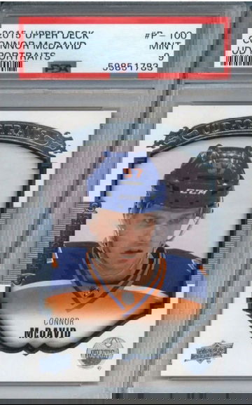 2015 Connor Mcdavid UD Portraits RC PSA 9 Mint