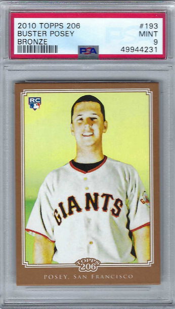 2010 Topps 206 Bronze Buster Posey RC #193 *PSA 9* San Francisco Giants Mint