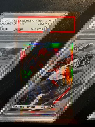 2019 Donruss Optic Holo Deandre Hopkins PSA 10 Gem Mint