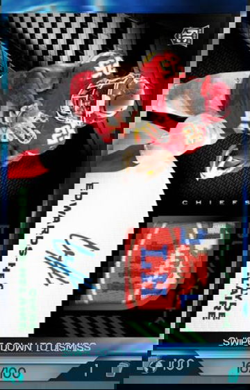 Panini Blitz 2020 Black Clyde Edwards Helaire RPA #16/100