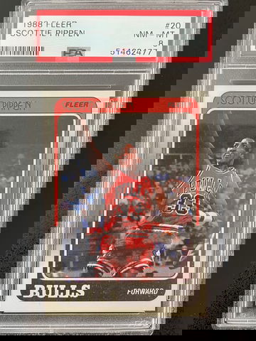 1988 Fleer #20 Scottie Pippen PSA 8